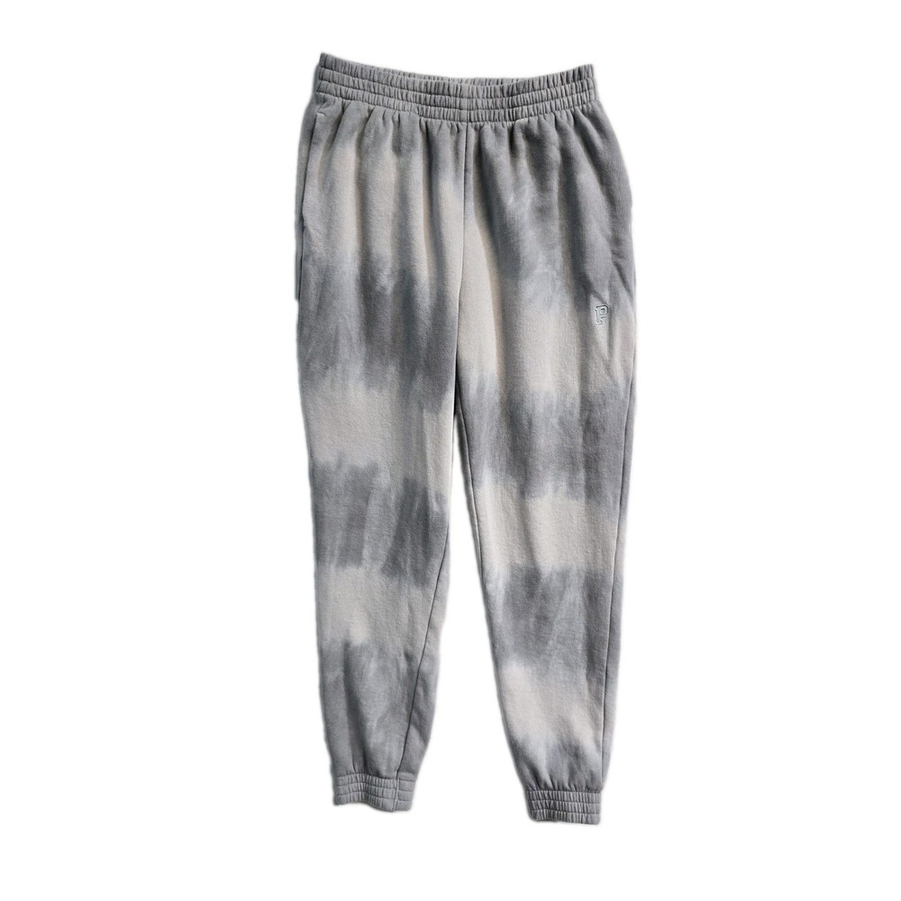 PINK Victoria's Secret Women's Joggers Sweatpants Tiy Dye Gray Small Pull On